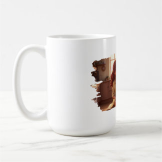 Taza De Café Ilustración de hermanas – Arte de hermanas hermosa