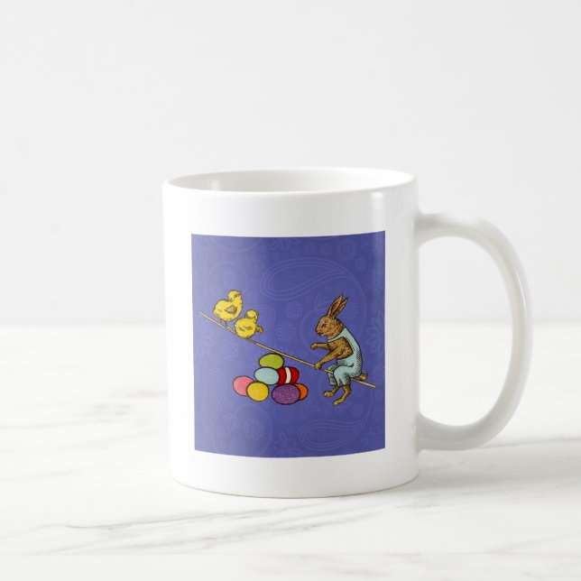 Taza De Café Ilustracion de huevos de gallinas confitadas de Pa (Derecha)