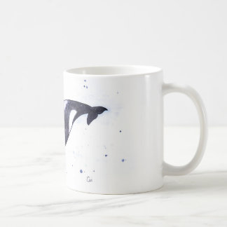 Taza De Café Ilustracion de la orca de la orca