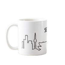 Ilustracion de línea de Seúl