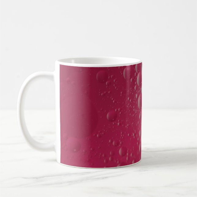 Taza De Café Ilustracion de moléculas rojas (Izquierda)