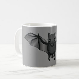 Taza De Café Ilustración de murciélago de dibujos animados lind