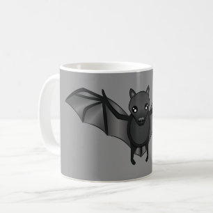 Taza De Café Ilustración de murciélago de dibujos animados lind
