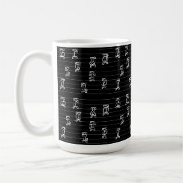 Taza De Café Ilustración de números Ge’ez – Etíope tradicional