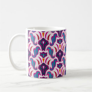 Taza De Café Ilustracion de patrones sin fisuras Art deco