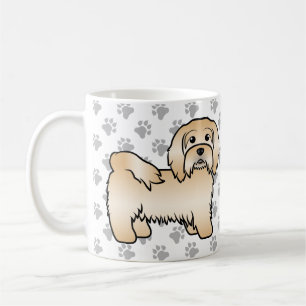 Taza De Café Ilustración de perro de dibujos animados Havanés c