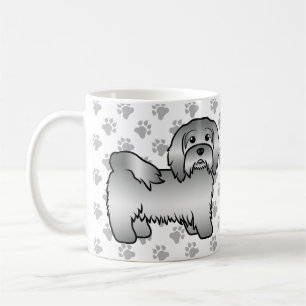 Taza De Café Ilustración de perro de dibujos animados Havanés p