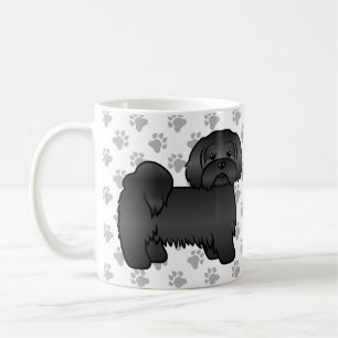 Taza De Café Ilustración de perro de dibujos animados Lhasa Aps