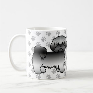 Taza De Café Ilustración de perro de dibujos animados Shih Tzu 