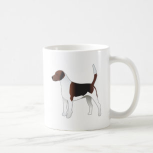Taza De Café Ilustracion de Perro Harrier Basic Hound