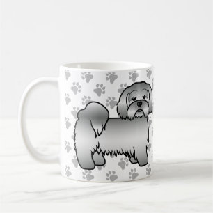 Taza De Café Ilustración de perro Lhasa Apso de dibujos animado