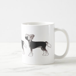 Taza De Café Ilustracion de raza básica de perro de juguete en