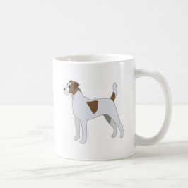 Taza De Café Ilustracion de Raza de Perro Parson Russell Terrie
