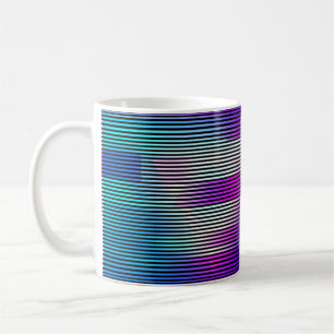 Taza De Café ilustracion de un fondo de falla abstracta. Cy