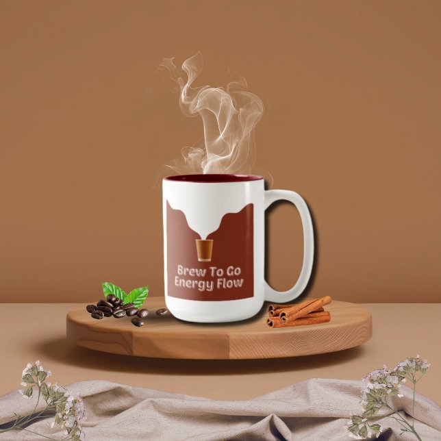 Taza De Café Ilustracion de vapor de flujo de energía de Brew T (Subido por el creador)