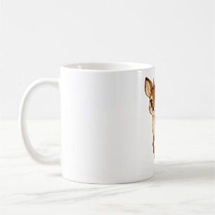 Taza De Café Ilustración de vivero de ciervos del bosque de dib