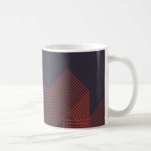Taza De Café Ilustración decorativa simple y fresca de naranja