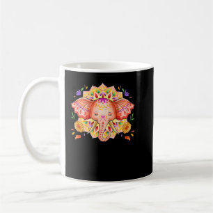 Taza De Café Ilustracion Deepavali Hindu Festi