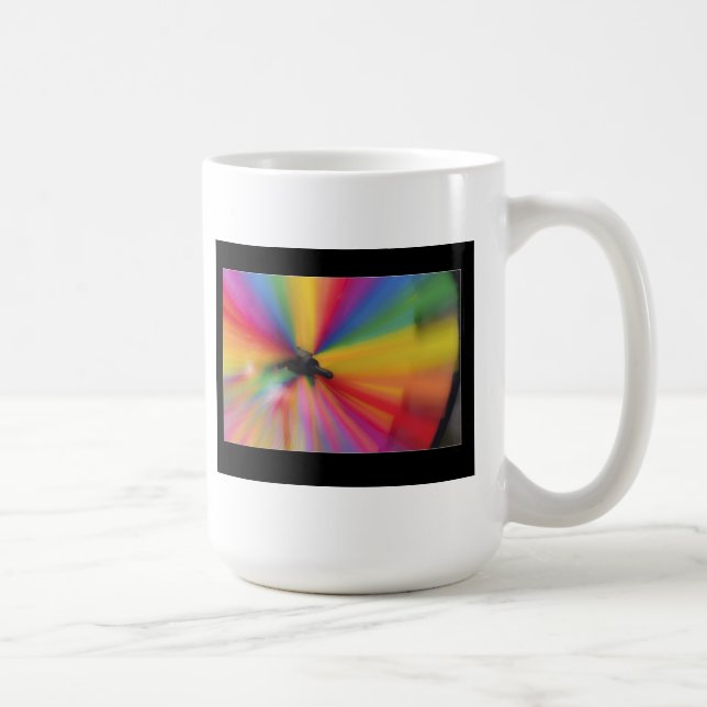 Taza De Café Ilustración del arcoiris (Derecha)