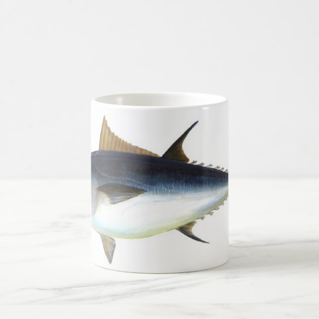 Taza De Café Ilustracion del atún de Bluefin (Centro)