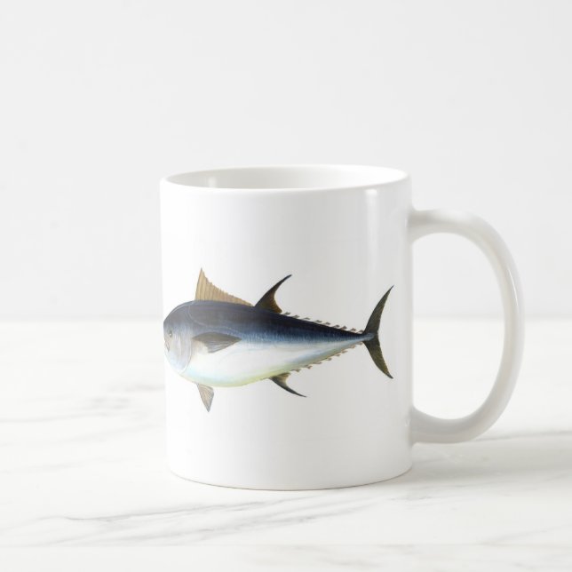 Taza De Café Ilustracion del atún de Bluefin (Derecha)