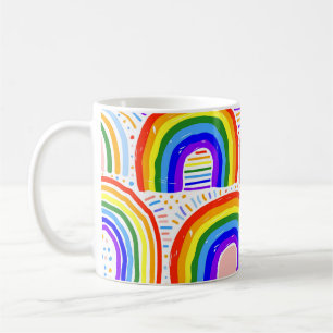 Taza De Café Ilustracion del Marcador del Arcoiris: Patata sin 