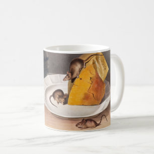 Taza De Café Ilustracion del ratón (Mus-musculus)