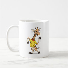 Taza De Café Ilustracion divertido de jirafa