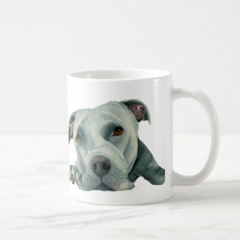 Taza De Café Ilustracion dulce de la acuarela del perro del