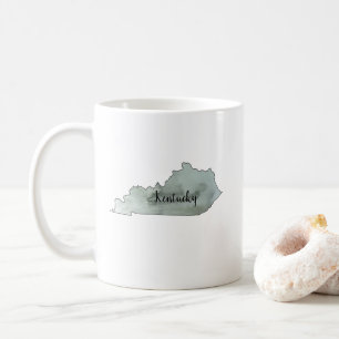 Taza De Café Ilustracion Estatal de Kentucky