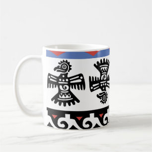 Taza De Café Ilustracion étnico nativo americano