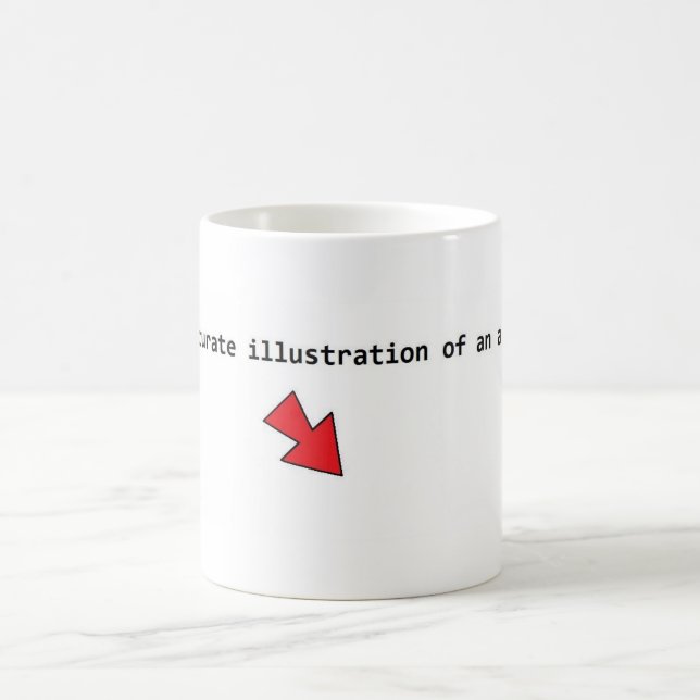 Taza De Café Ilustracion exacto de un átomo (Centro)