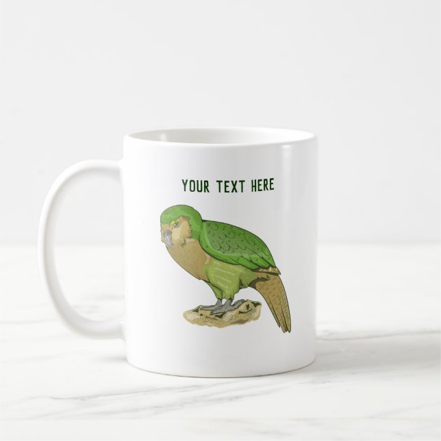 Taza De Café Ilustracion Kakapo (Izquierda)