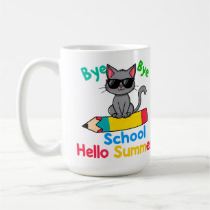 Taza De Café Ilustración linda de vacaciones de verano