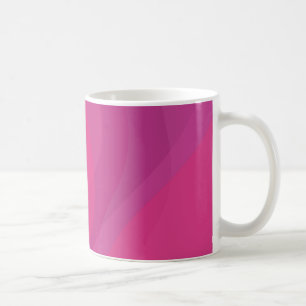Taza De Café Ilustracion ondulado urbano rosa, moderno, fresco