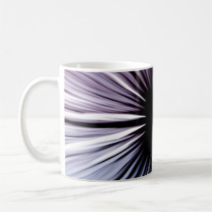 Taza De Café Ilustracion óptico de ilusión blanco y negro