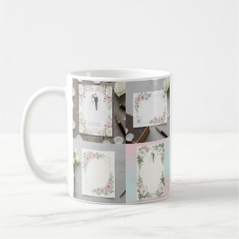 Taza De Café Ilustración personalizada de novia y novio