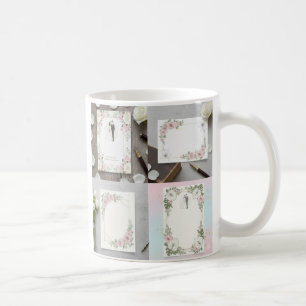 Taza De Café Ilustración personalizada de novia y novio