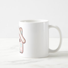 Taza De Café Ilustracion Personalizado de la casa Cute Gingerbr