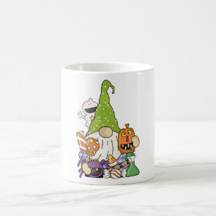Taza De Café Ilustracion Personalizado Green Kawaii Halloween G