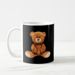 Taza De Café Ilustracion real Teddy Bear