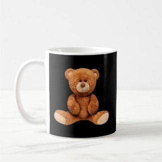 Taza De Café Ilustracion real Teddy Bear