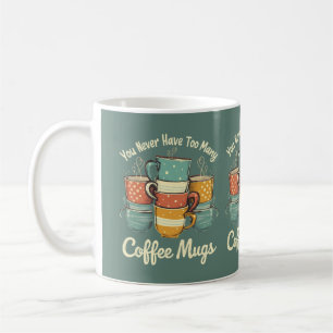 Taza De Café Ilustracion Retro Coffee Mug Stack