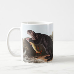Taza De Café Ilustracion Sea Otter (Enhydra marina)