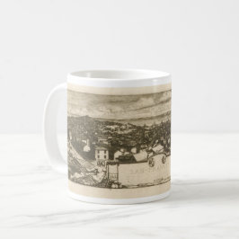 Taza De Café Ilustracion Vintage de San Francisco