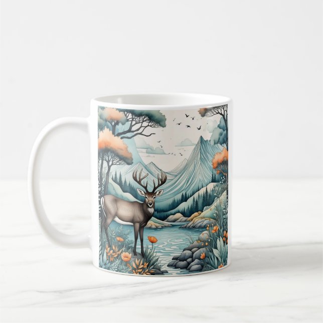 Taza De Café Ilustraciones artísticos (Izquierda)