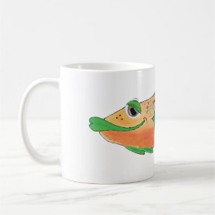 Taza De Café Ilustraciones caprichosas de los pescados en