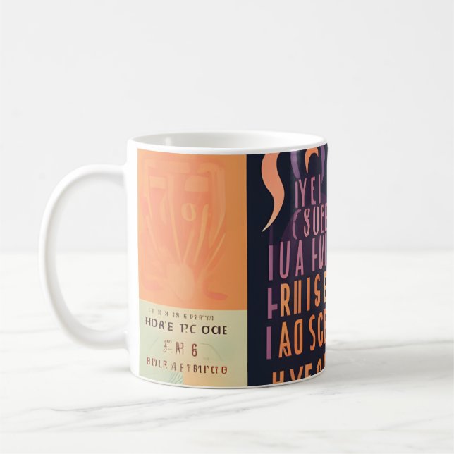 Taza De Café Ilustraciones caprichosos (Izquierda)