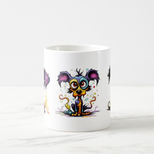 Taza De Café Ilustraciones de Halloween Pups (Centro)