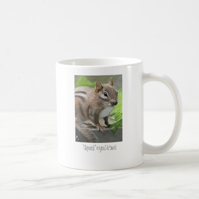 Taza De Café Ilustraciones del Chipmunk (Derecha)